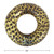 Inflatable Leopard Print Swimming Pool Inner Tube - 35" - IMAGE 3