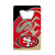 3.25” NFL San Francisco 49ers Stainless Steel Credit Card Bottle Opener - IMAGE 1