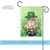 Green and Brown Clover Kitty Outdoor Garden Flag 18" x 12.5" - IMAGE 5