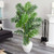 5.25' Artificial Areca Palm Tree in White Planter - IMAGE 2