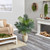 4.5' Golden Cane Palm Artificial Tree in Oval Planter - IMAGE 3