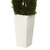 5.5' Double Pond Cypress Spiral Topiary Outdoor Artificial Tree in Tower Planter - IMAGE 4