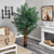 7' Artificial Areca Palm Tree with Black Pot - IMAGE 3