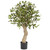 2.5' Olive Silk Artificial Tree in Black Pot - IMAGE 1