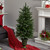 4' Pre-Lit Artificial Christmas Tree with Urn, Clear Lights