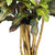 3' Artificial Croton Silk Tree in Black Pot - IMAGE 5
