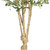 5' Olive Silk Artificial Tree in a Black Pot - IMAGE 6