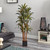 5' Yucca Silk Artificial Tree in Black Pot - IMAGE 3