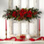 36" Poinsettia and Berries Artificial Floral Christmas Centerpiece - IMAGE 3