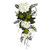 28" Hydrangea Artificial Spring Teardrop Swag, Unlit - IMAGE 1