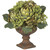 14" Artichoke Silk Artificial Flower Arrangement Centerpiece in Decorative Urn - IMAGE 1