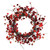Plum Blossom Artificial Spring Floral Wreath, 24-Inch, Unlit - IMAGE 1