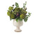 17" Artichoke and Hydrangea Silk Artificial Floral Arrangement with Vase - IMAGE 1