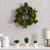 Succulent and Magnolia Spring Floral Wreath, 20-Inch, Unlit - IMAGE 2