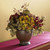 12" Hydrangea Artificial Floral Arrangement in Vase - IMAGE 2