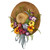 Hat Spring Mixed Floral Wreath, 18-Inch, Unlit - IMAGE 3