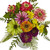 15" Mixed Flower Artificial Floral Arrangement in Vase - IMAGE 2