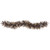 6' x 12" Pre-Lit Flocked Pine Cones Artificial Christmas Garland, Clear LED Lights - IMAGE 1