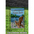 Blue and Brown Happy Hour Lake Outdoor Garden Flag 18" x 12.5" - IMAGE 2