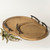Wooden Rattan Round Serving Trays - 15" - Set of 2 - IMAGE 3