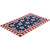 Blue and Red Americana Stars and Striped Border Coir Outdoor Doormat 18" x 30" - IMAGE 5