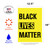 Black Lives Matter Outdoor Garden Flag 18" x 12.5" - IMAGE 3