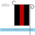 Thin Red Line Striped Outdoor Garden Flag 18" x 12.5" - IMAGE 5