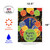 Stroke of Midnight New Year's Outdoor Garden Flag - 18" x 12.5" - Black and Green - IMAGE 3