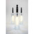 10.25" Clear and Silver Battery Operated LED Wine Bottle Light - IMAGE 1