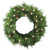 Pre-Lit Mixed Mountain Cypress Artificial Christmas Wreath, 30-Inch, Multi LED Lights - IMAGE 1