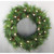 Pre-Lit Mixed Mountain Cypress Artificial Christmas Wreath, 30-Inch, Multi LED Lights - IMAGE 2
