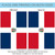 Red and Blue Dominican Republic Outdoor Garden Flag 18" x 12.5" - IMAGE 4