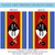 Red and Blue Swaziland Outdoor Garden Flag 18" x 12.5" - IMAGE 4