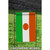 Orange and Green Niger Outdoor Garden Flag 18" x 12.5" - IMAGE 2