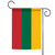 Yellow and Red Lithuania Outdoor Garden Flag 18" x 12.5" - IMAGE 1