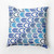 16" x 16" Blue and White Arrow Outdoor Throw Pillow - IMAGE 1