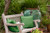 20" x 20" Green and White Mudcloth Square Outdoor Throw Pillow - IMAGE 2
