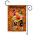 Orange and Black Trick Or Treat Halloween Outdoor Garden Flag 18" x 12.5" - IMAGE 1