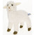 Set of 4 Handcrafted Plush White Lamb Stuffed Animals 11" - IMAGE 1