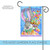 Blue and Pink Bunny Easter Egg Basket Outdoor Garden Flag 18" x 12.5" - IMAGE 5
