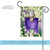 Purple and White Easter Cross Outdoor Garden Flag 18" x 12.5" - IMAGE 5