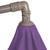 10ft Offset Outdoor Patio Umbrella with Hand Crank, Purple - IMAGE 3