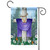 Royal Purple Easter Cross Outdoor Garden Flag 18" x 12.5" - IMAGE 1