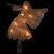 10" Gold Angel Tree Topper, Warm White Lights - IMAGE 3