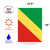 Green and Red Republic of the Congo Outdoor Garden Flag 18" x 12.5" - IMAGE 3