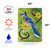 Green and Blue Jay Rectangular Outdoor Large House Flag 28" x 40" - IMAGE 3