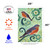 Green and Blue Birds Outdoor House Flag 28" x 40" - IMAGE 3