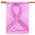 Pink Ribbon Survivor Outdoor House Flag 28" x 40" - IMAGE 1