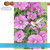 Pink and Green Hummingbird on Petunias Outdoor House Flag 28" x 40" - IMAGE 5