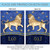 Blue and Gold Leo Zodiac Outdoor House Flag 40" x 28" - IMAGE 4